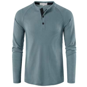 Henley Shirt - Sky Blue