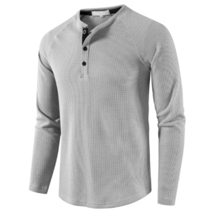 Henley Shirt -Grey